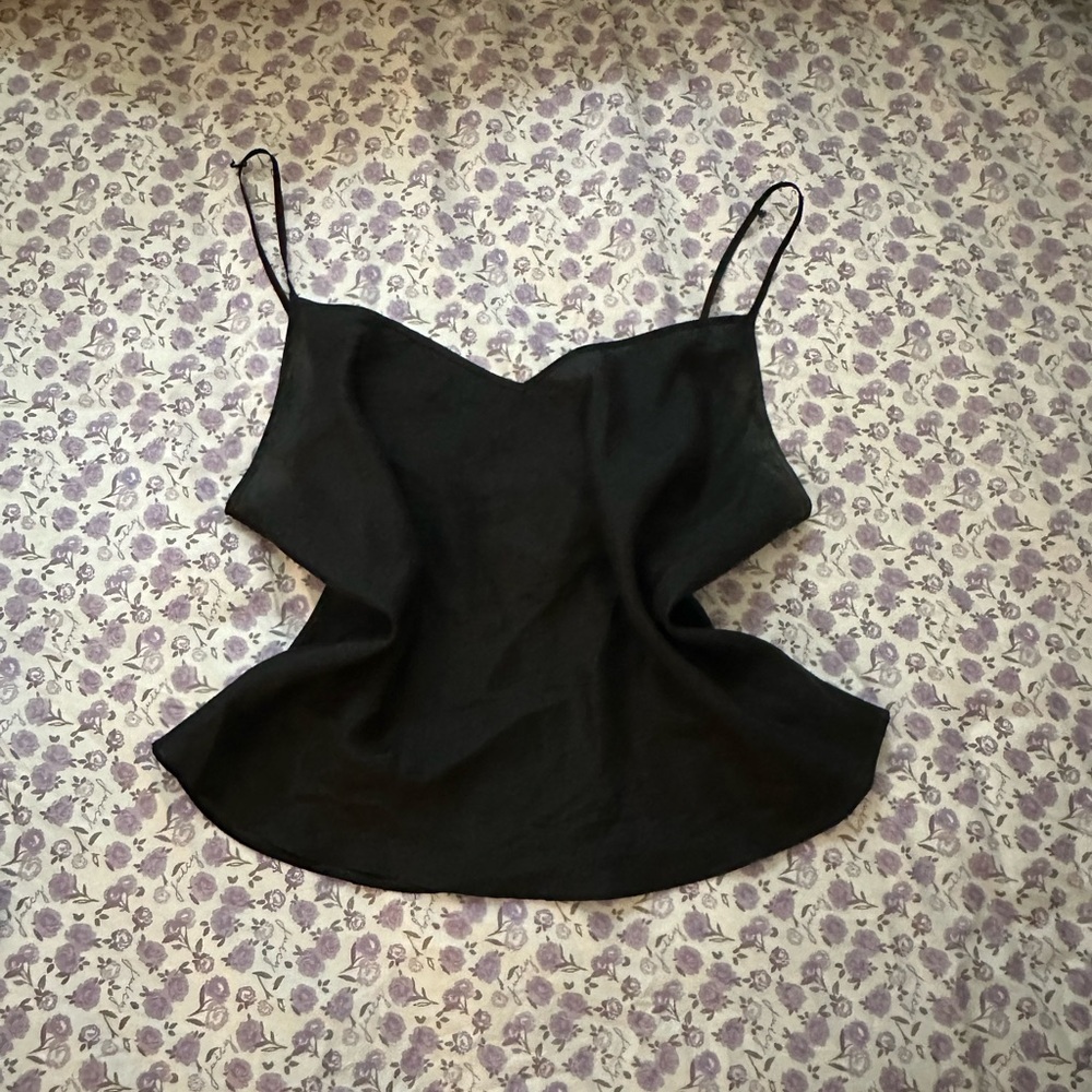 silk sheer slip cami